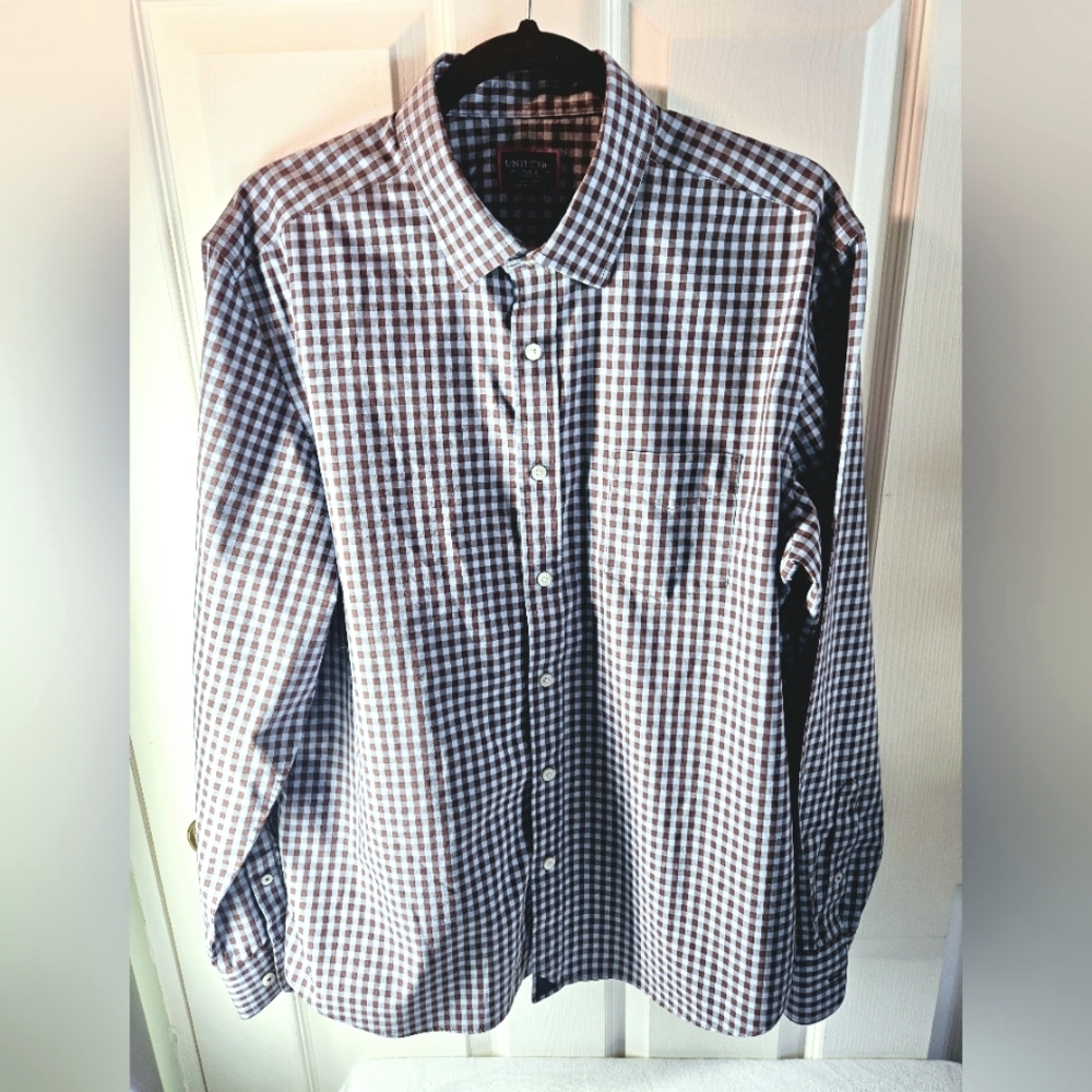 UNTUCKit McLaren wrinkle free long sleeve button down shirt